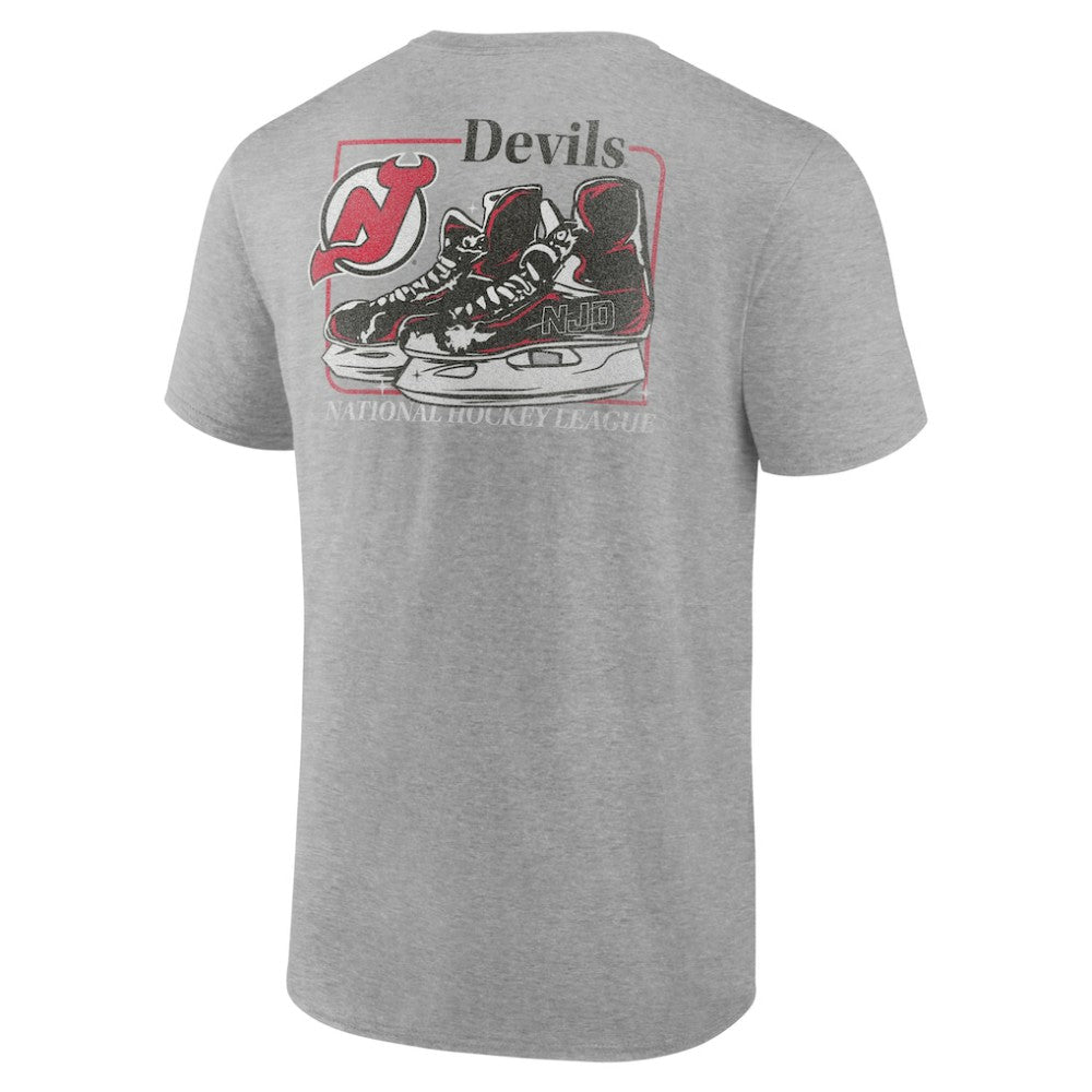 New Jersey Devils Glory Skates T-Shirt - Heather Gray | US 202742557