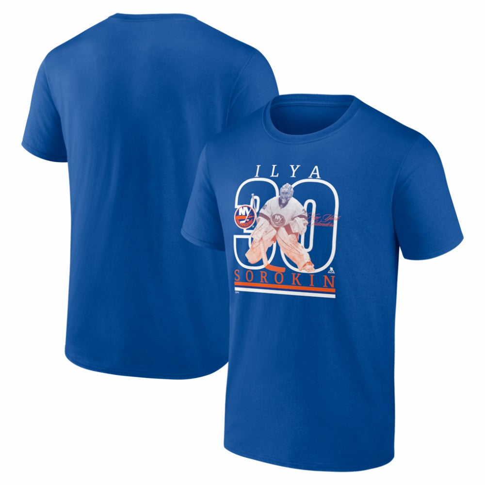 Ilya Sorokin New York Islanders Player Show T-Shirt - Royal | US 202742559