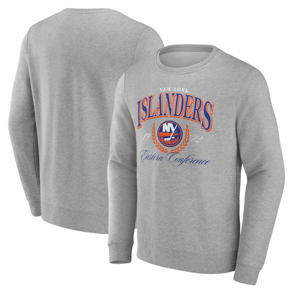New York Islanders Reign Supreme Pullover Sweatshirt - Gray | US 202742562