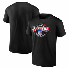 New York Rangers Honor Circle T-Shirt - Black | US 202742564