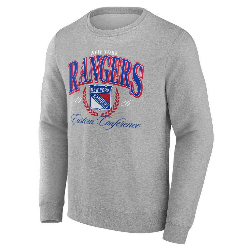 New York Rangers Reign Supreme Pullover Sweatshirt - Gray | US 202742569