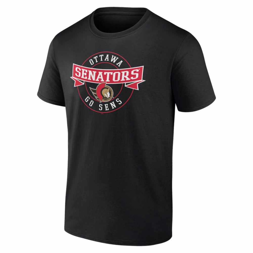 Ottawa Senators Honor Circle T-Shirt - Black | US 202742573