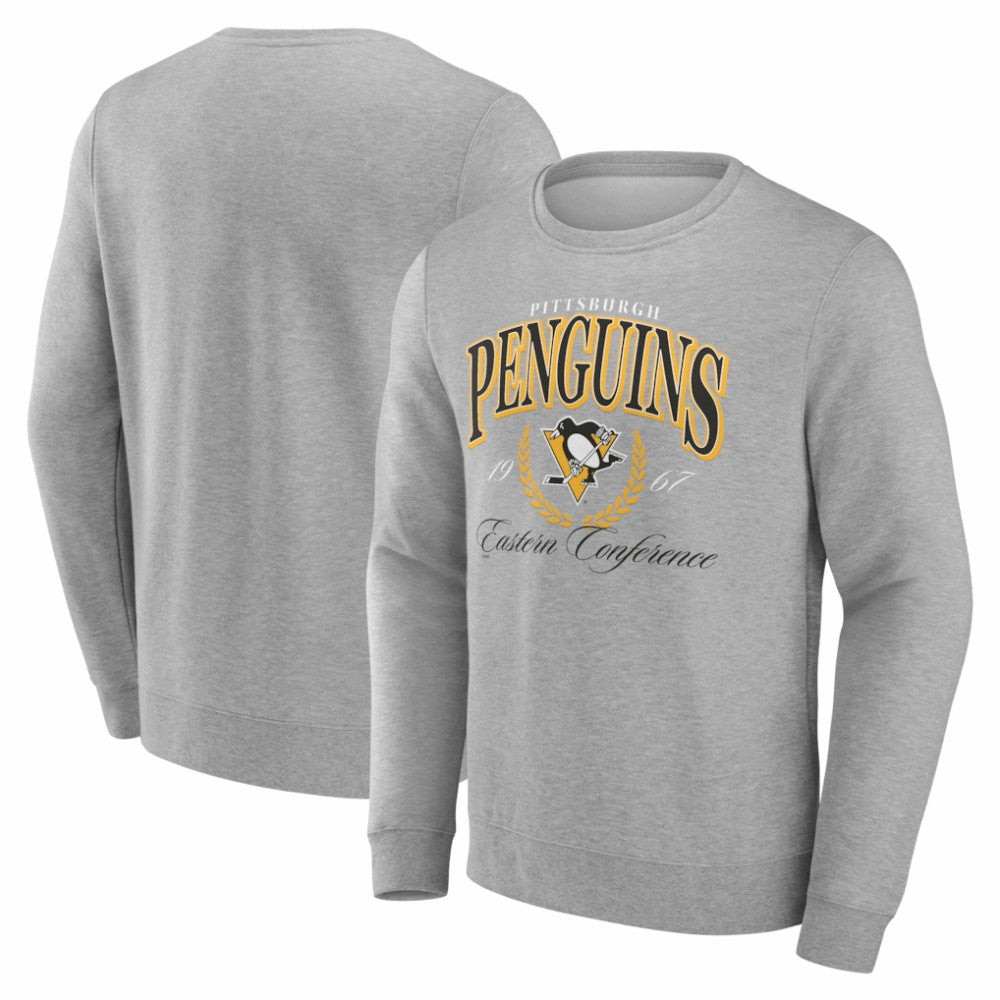 Pittsburgh Penguins Reign Supreme Pullover Sweatshirt - Gray | US 202742585
