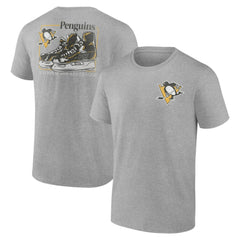 Pittsburgh Penguins Glory Skates T-Shirt - Heather Gray | US 202742586