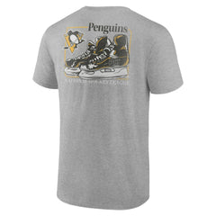 Pittsburgh Penguins Glory Skates T-Shirt - Heather Gray | US 202742586
