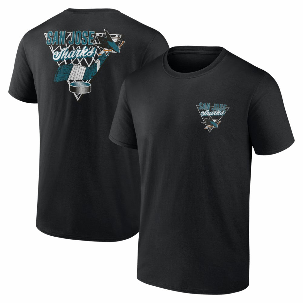 San Jose Sharks Net Slap T-Shirt - Black | US 202742589