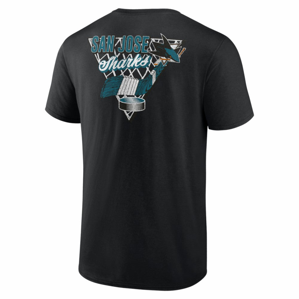 San Jose Sharks Net Slap T-Shirt - Black | US 202742589