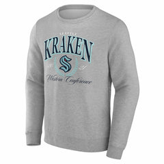 Seattle Kraken Reign Supreme Pullover Sweatshirt - Gray | US 202742594