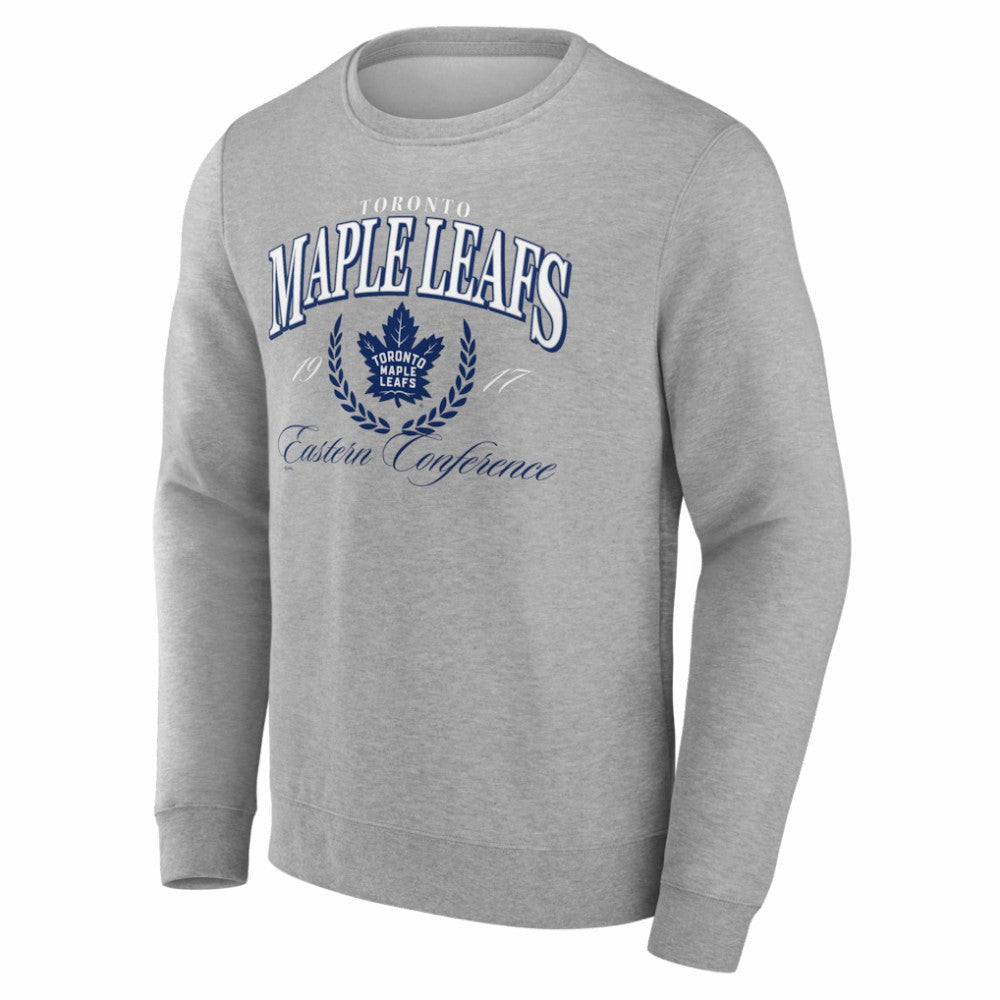 Toronto Maple Leafs Reign Supreme Pullover Sweatshirt - Gray | US 202742614