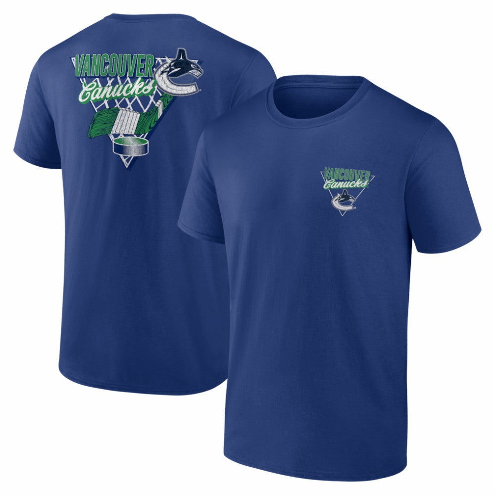 Vancouver Canucks Net Slap T-Shirt - Blue | US 202742624