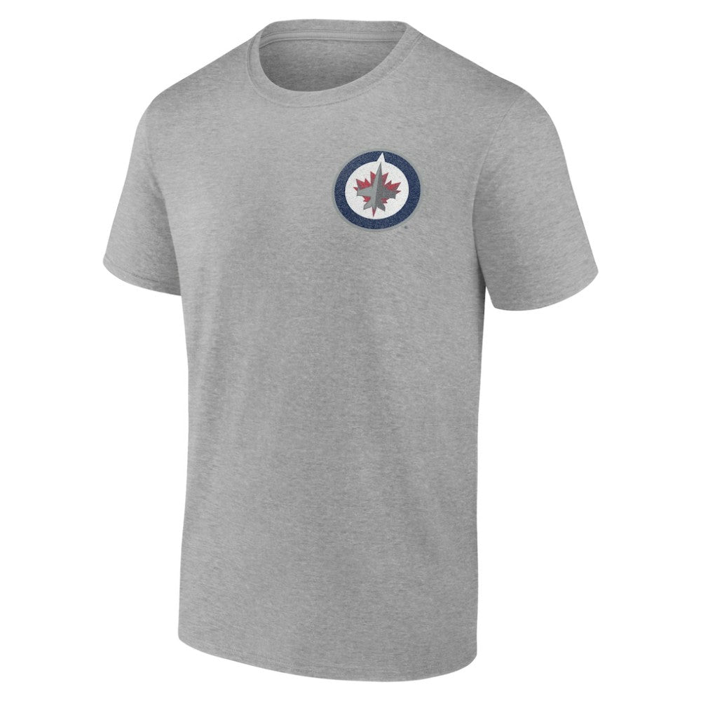 Winnipeg Jets Glory Skates T-Shirt - Heather Gray | US 202742644