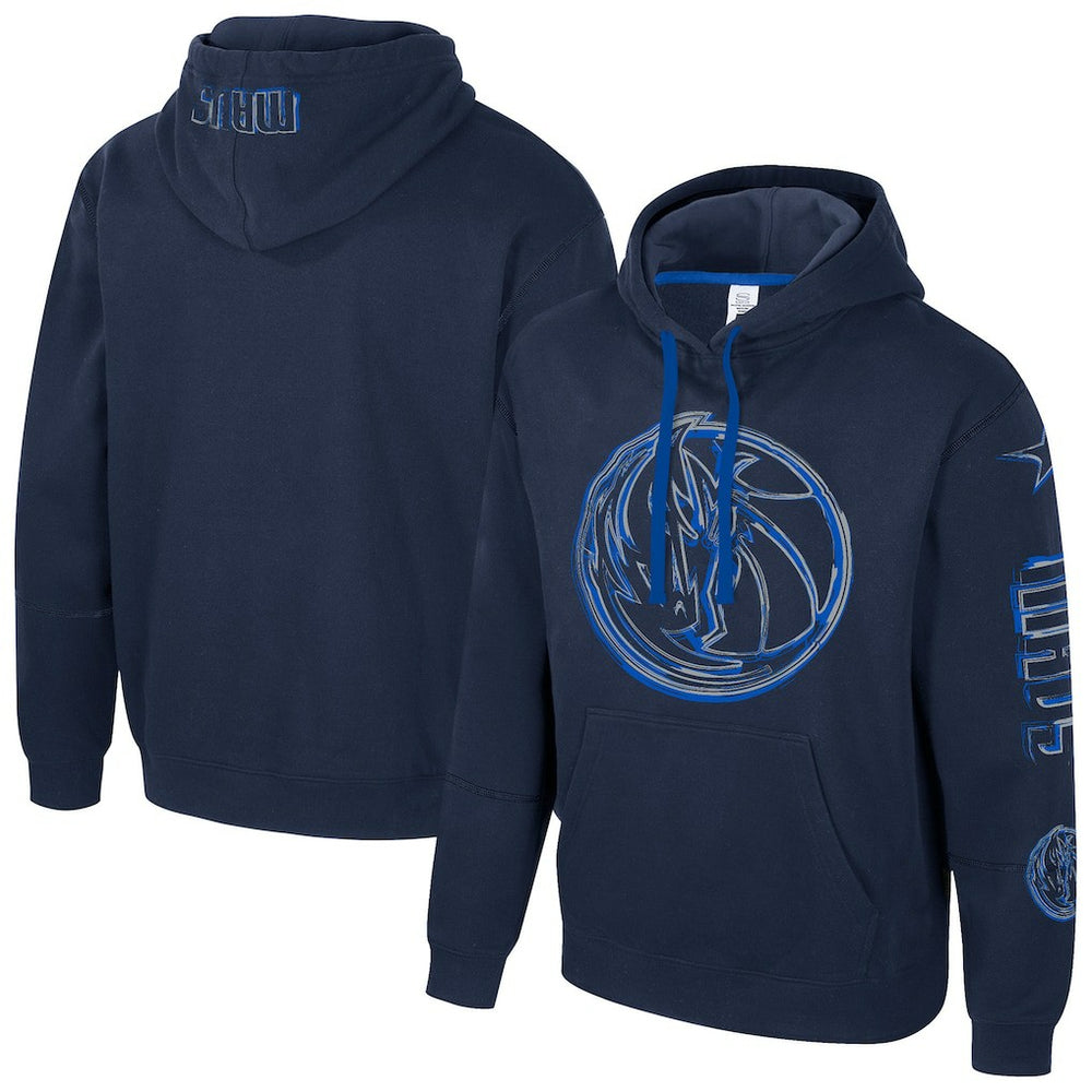 Dallas Mavericks Stadium Essentials Unisex Elementized Pullover Hoodie Navy