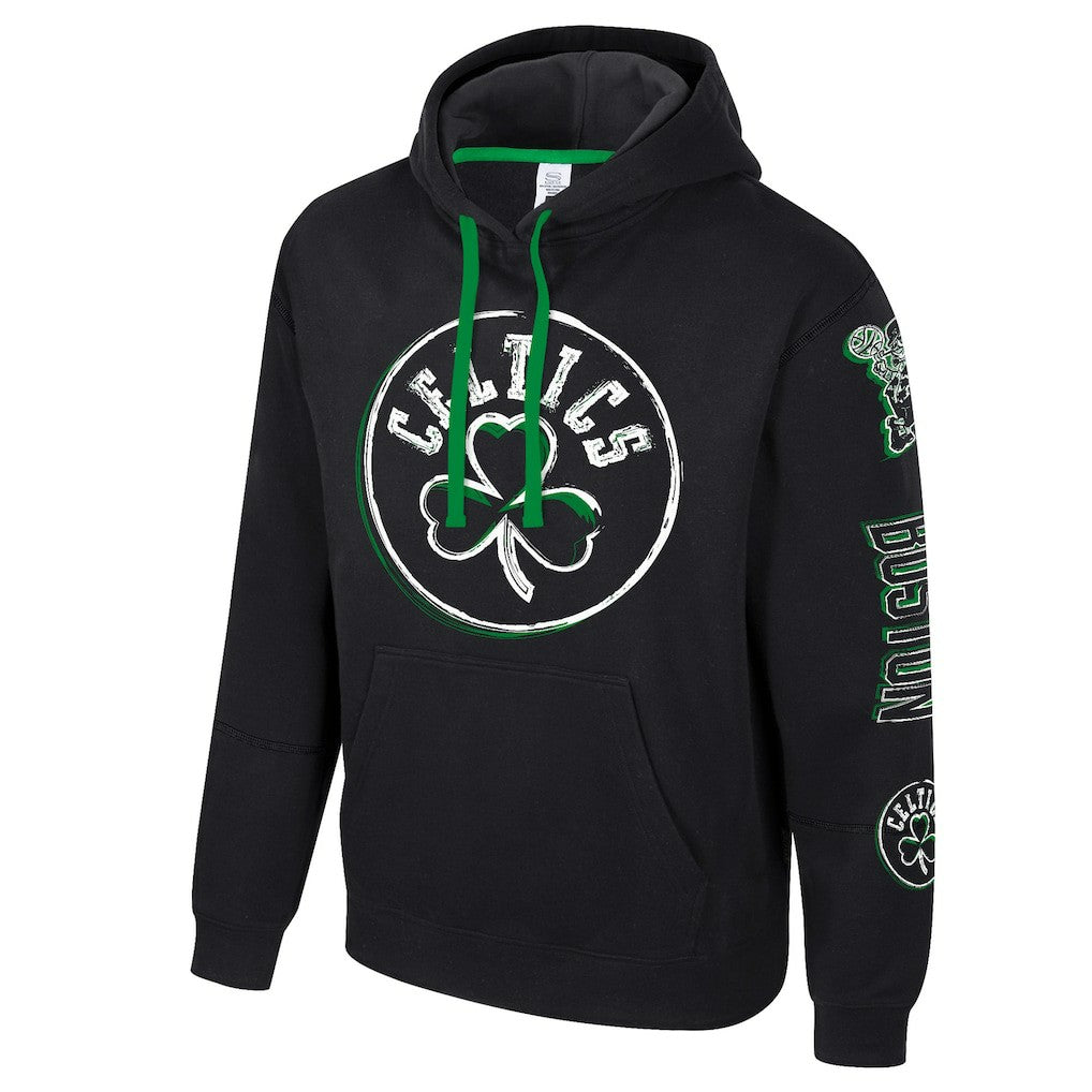 Boston Celtics Stadium Essentials Unisex Elementized Pullover Hoodie Black