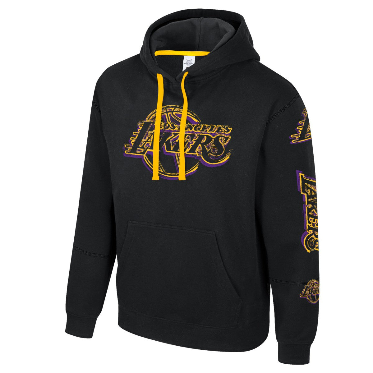 Los Angeles Lakers Stadium Essentials Unisex Elementized Pullover Hoodie Black