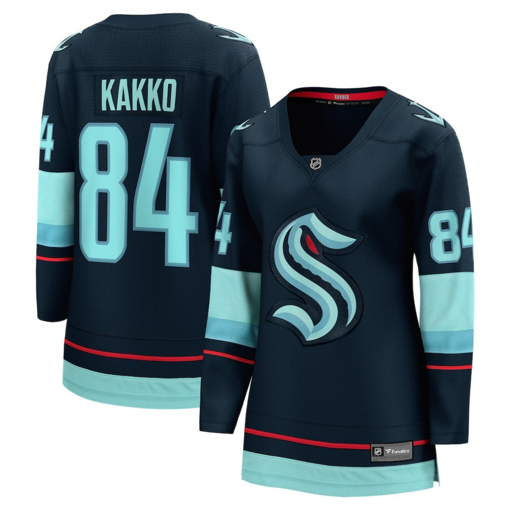 Kaapo Kakko Seattle Kraken Fanatics Women's Home Breakaway Player Jersey - Deep Sea Blue | US 202748435
