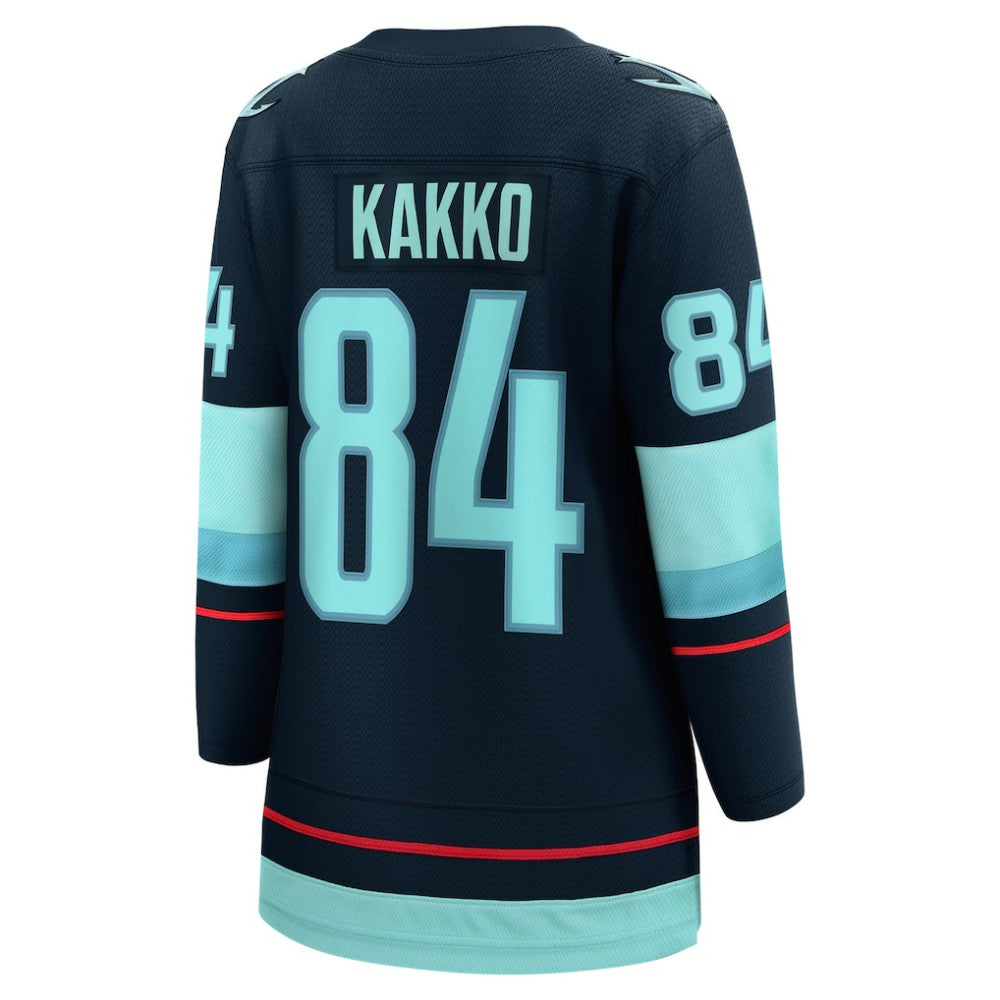 Kaapo Kakko Seattle Kraken Fanatics Women's Home Breakaway Player Jersey - Deep Sea Blue | US 202748435