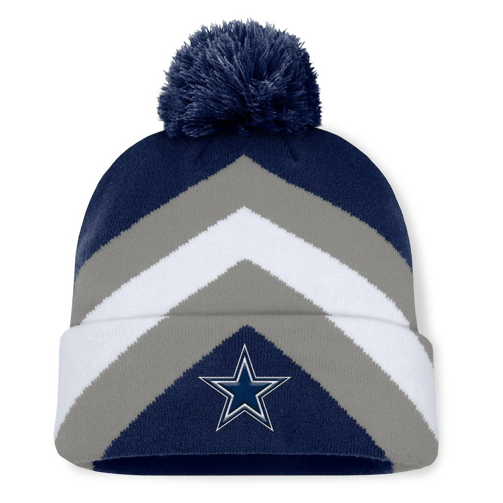 Dallas Cowboys Women's Cornerback Cuffed Knit Hat with Pom - Navy Hats