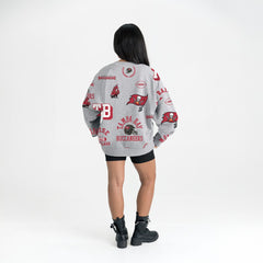 Tampa Bay Buccaneers Gameday Couture Women's Always On Repeat Fleece Sweatshirt - Heather Gray Sweatshirts