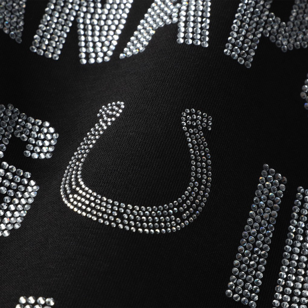 Indianapolis Colts Gameday Couture Women's Oversized Hype Era Rhinestone Text Sweatshirt - Black Sweatshirts