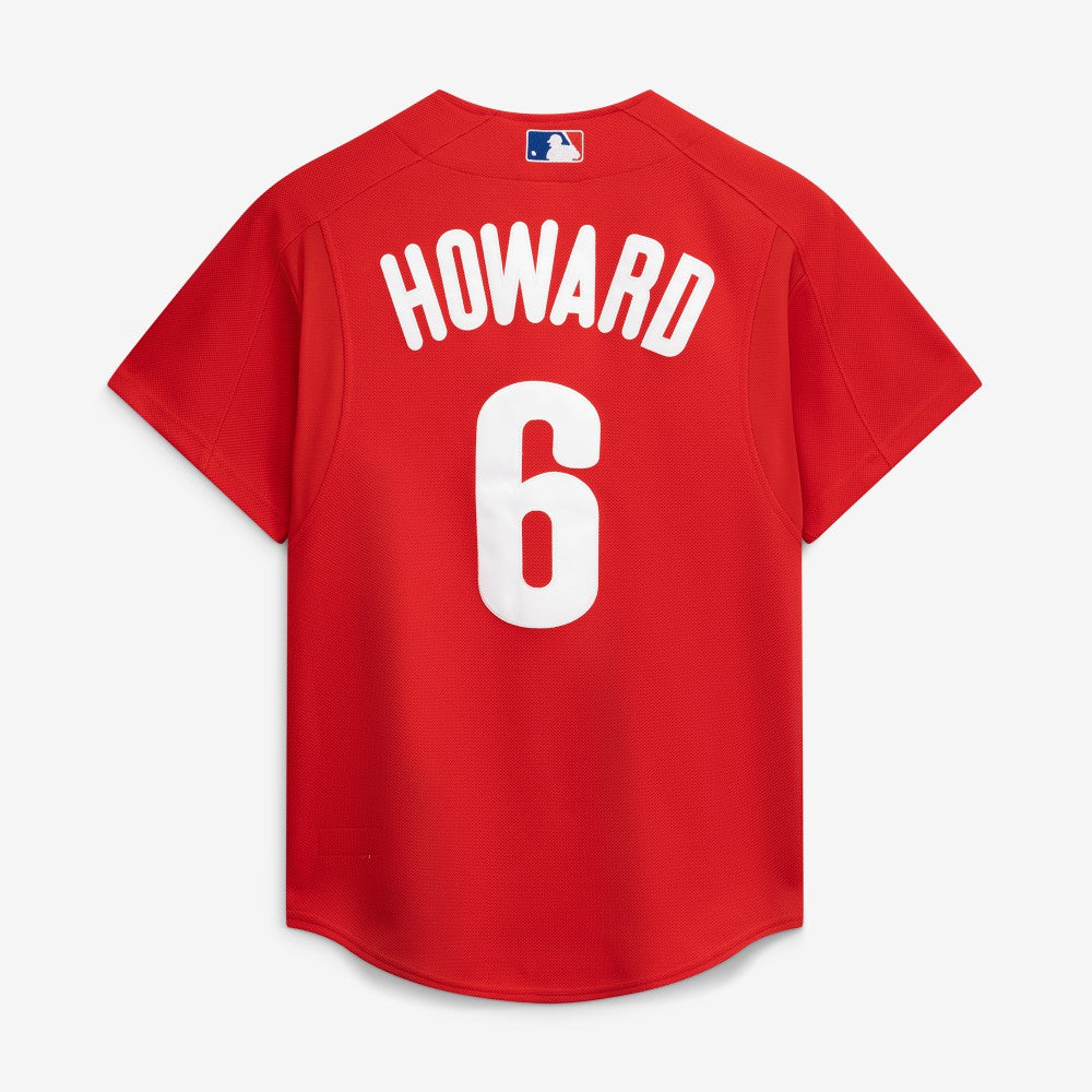 Ryan Howard Philadelphia Phillies Mitchell & Ness Cooperstown Collection Batting Practice Jersey - Red Jerseys