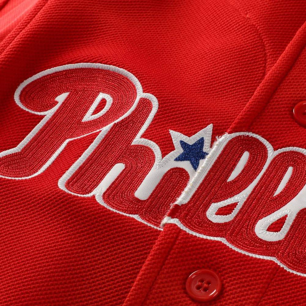 Ryan Howard Philadelphia Phillies Mitchell & Ness Cooperstown Collection Batting Practice Jersey - Red Jerseys
