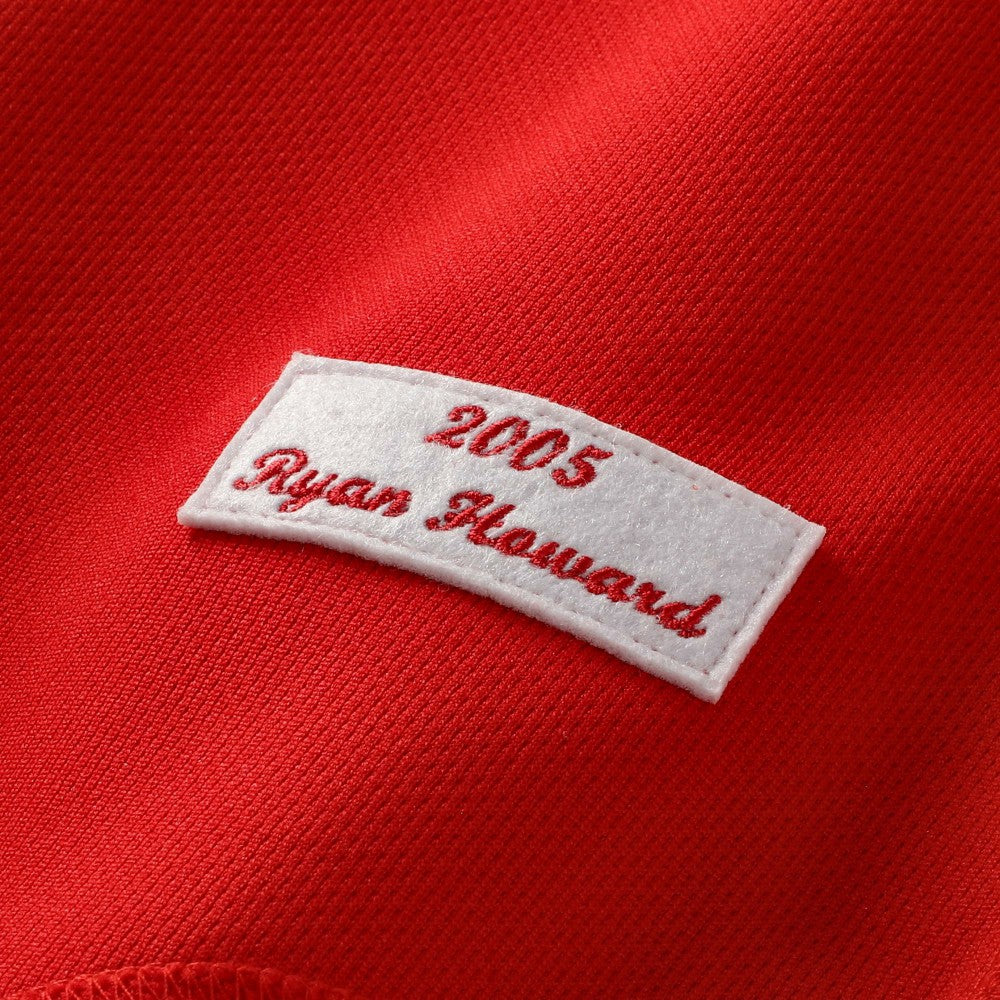 Ryan Howard Philadelphia Phillies Mitchell & Ness Cooperstown Collection Batting Practice Jersey - Red Jerseys
