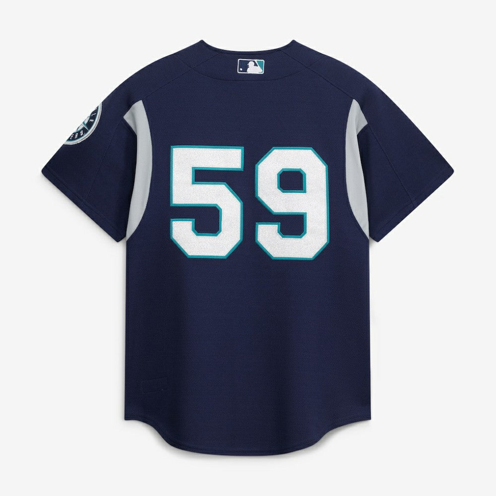 Felix Hernandez Seattle Mariners Mitchell & Ness Cooperstown Collection Batting Practice Jersey - Navy Jerseys