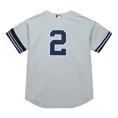 Derek Jeter New York Yankees Mitchell & Ness Cooperstown Collection 2000 World Series Authentic Jersey - Gray Jerseys