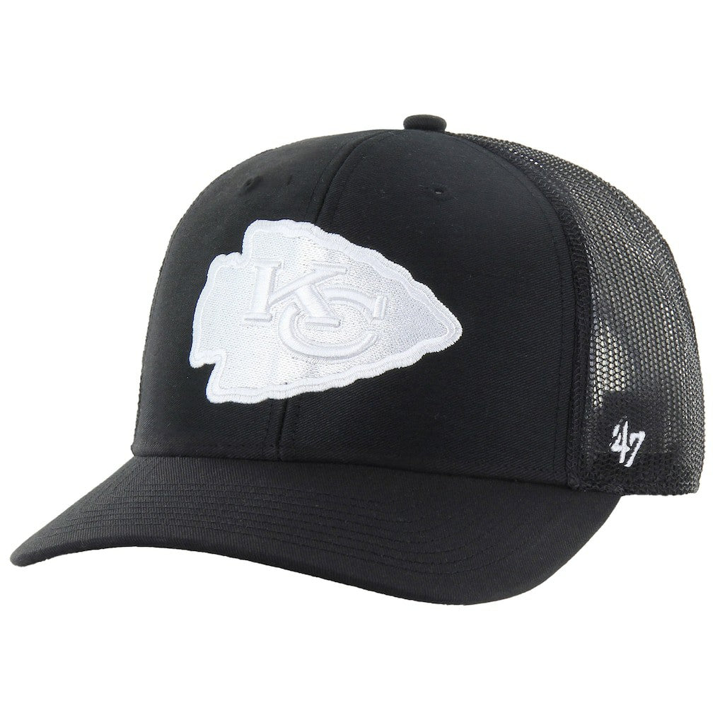 Kansas City Chiefs '47 Trucker Adjustable Hat - Black Hats