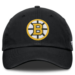 Boston Bruins Fanatics Primary Logo Adjustable Hat - Black | US 202753700