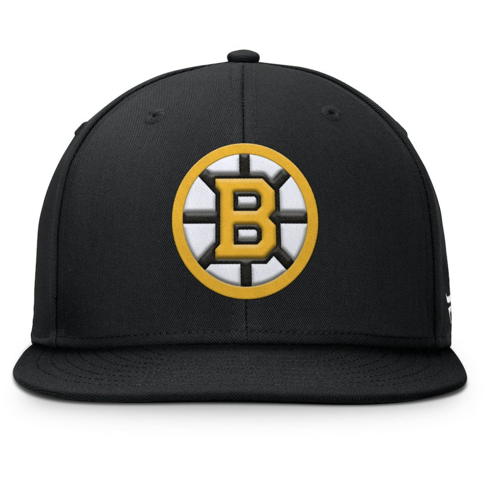 Boston Bruins Fanatics Primary Logo Snapback Hat - Black | US 202753716
