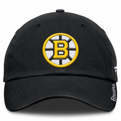 Boston Bruins Fanatics Women's Core Logo Adjustable Hat - Black | US 202753717