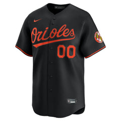 Baltimore Orioles Nike Alternate Limited Custom Jersey - Black Jerseys