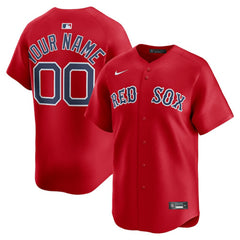 Boston Red Sox Nike Alternate Limited Custom Jersey - Red Jerseys