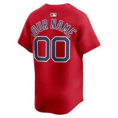 Boston Red Sox Nike Alternate Limited Custom Jersey - Red Jerseys
