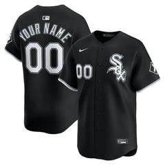 Chicago White Sox Nike Alternate Limited Custom Jersey - Black Jerseys