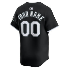 Chicago White Sox Nike Alternate Limited Custom Jersey - Black Jerseys