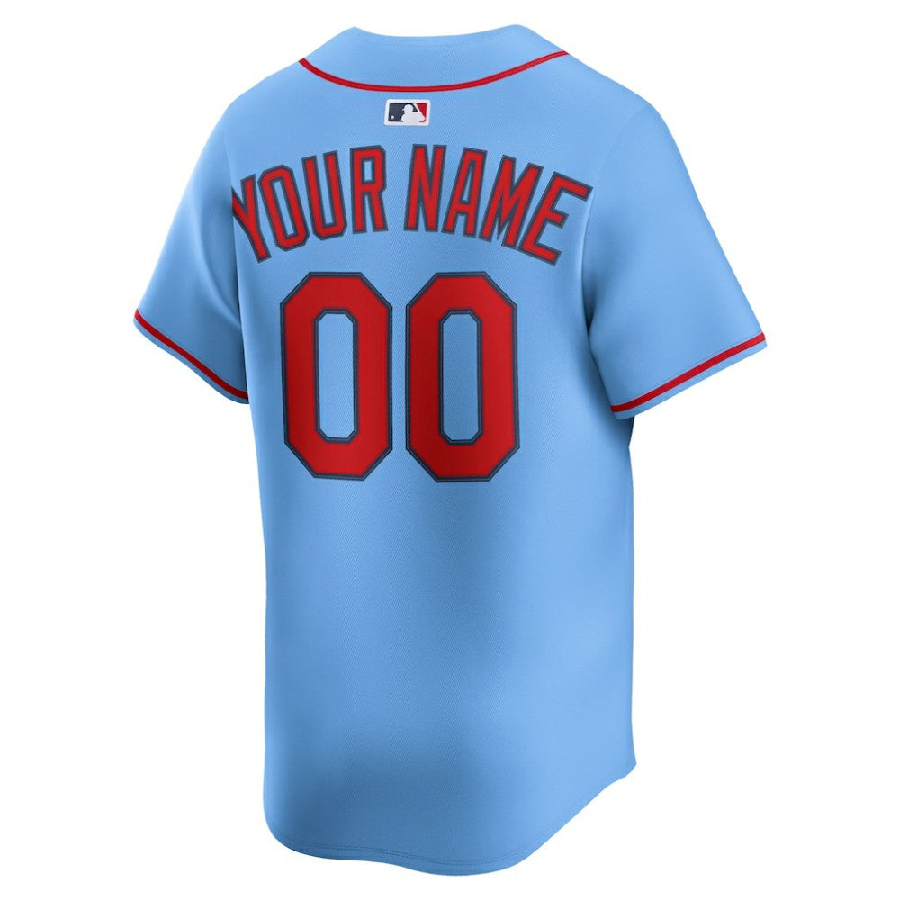 St. Louis Cardinals Nike Alternate Limited Custom Jersey - Light Blue Jerseys