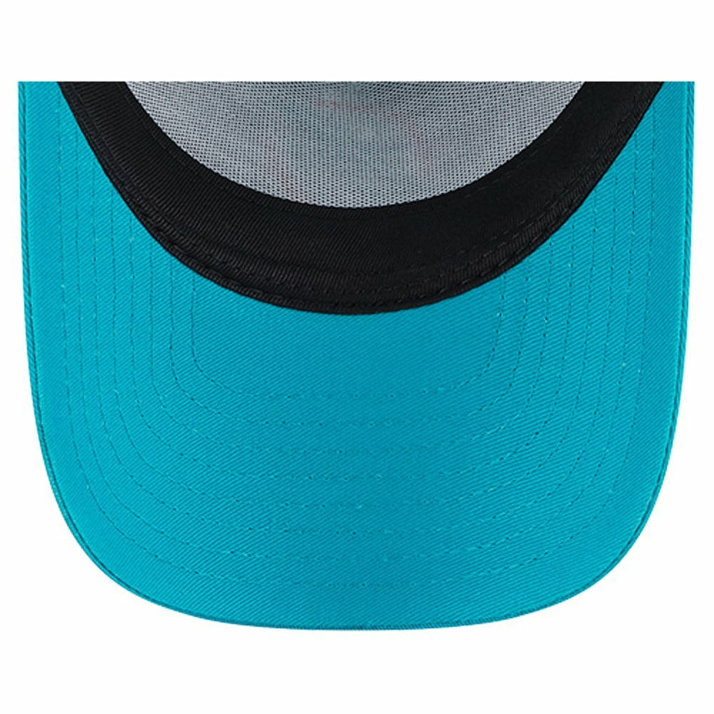 Miami Dolphins New Era Youth Main A-Frame 9FORTY Adjustable Hat - Aqua Hats