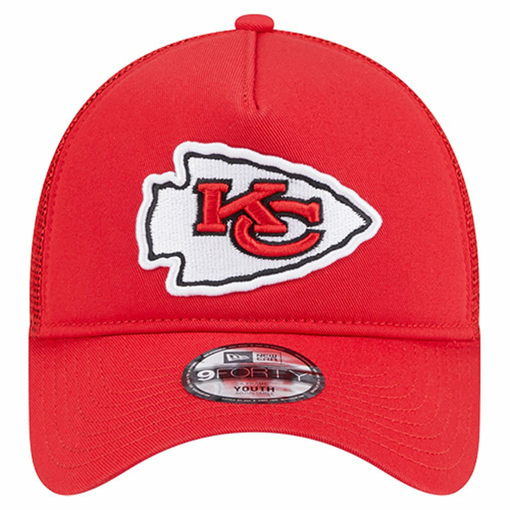 Kansas City Chiefs New Era Preschool Main A-Frame 9FORTY Adjustable Hat - Red Hats