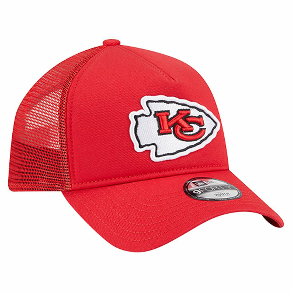 Kansas City Chiefs New Era Preschool Main A-Frame 9FORTY Adjustable Hat - Red Hats