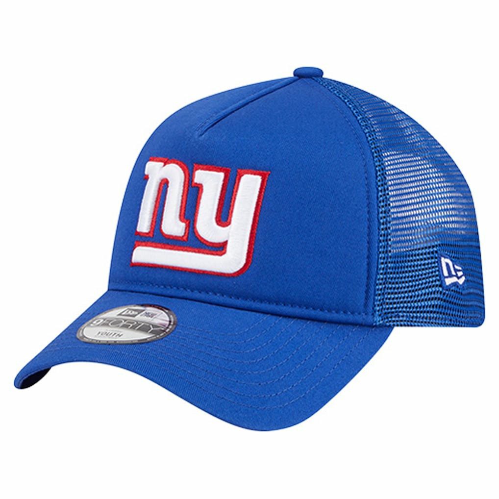 New York Giants New Era Preschool Main A-Frame 9FORTY Adjustable Hat - Royal Hats