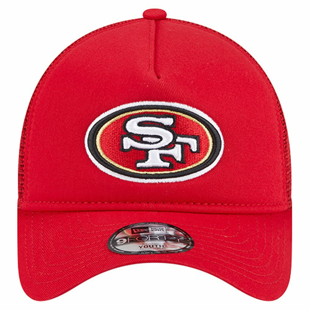 San Francisco 49ers New Era Preschool Main A-Frame 9FORTY Adjustable Hat - Scarlet Hats