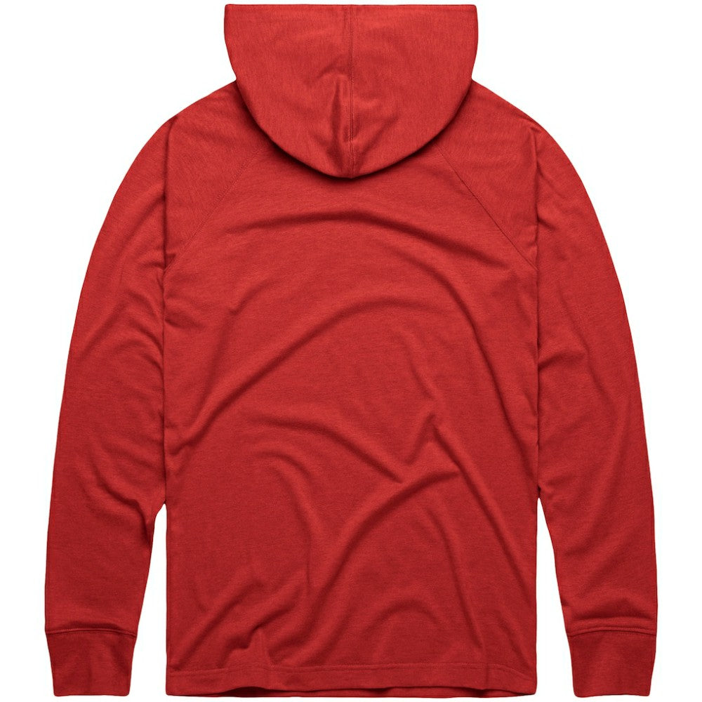 Philadelphia Phillies Homage Lightweight Raglan Tri-Blend Pullover Hoodie - Red Hoodies