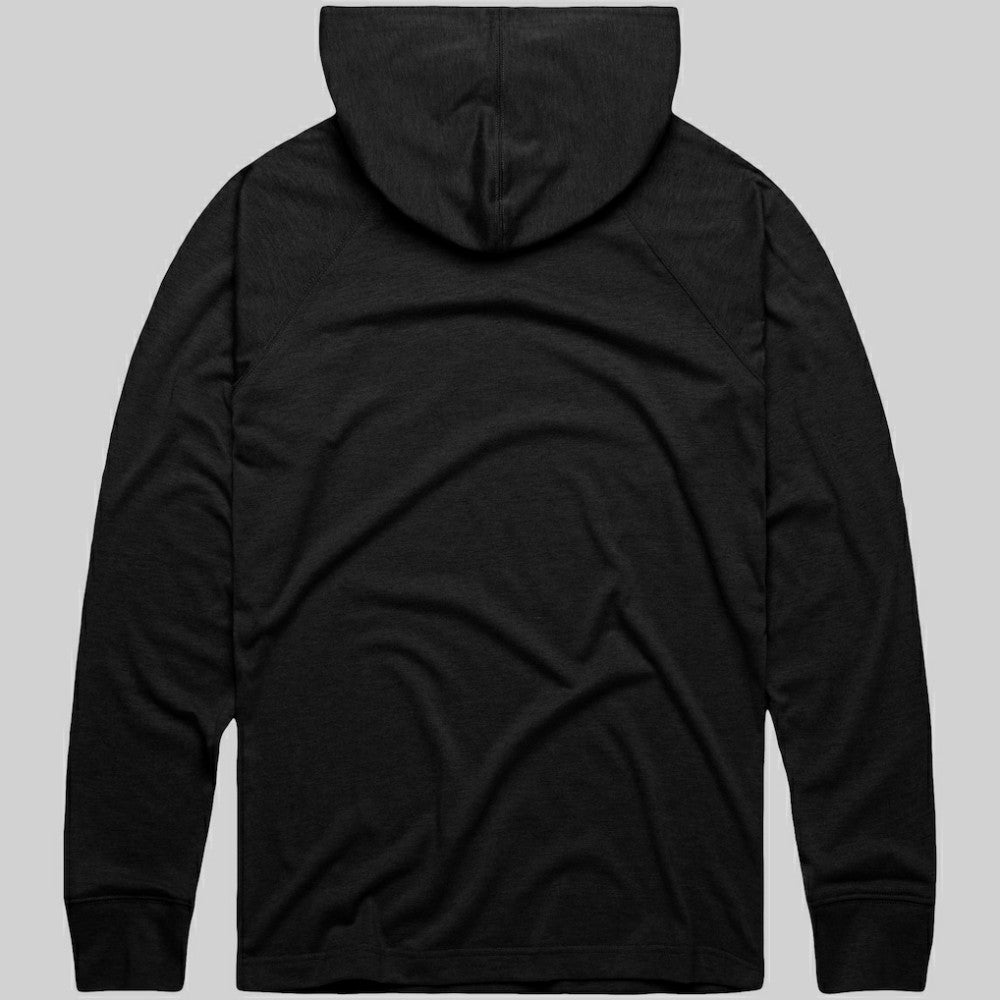 Baltimore Orioles Homage Lightweight Raglan Tri-Blend Pullover Hoodie - Charcoal Hoodies