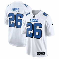 Jahmyr Gibbs Detroit Lions Tundra Fashion Game Jersey - White Jerseys
