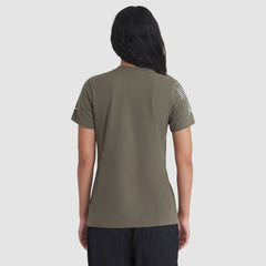 Houston Texans Women's 2025 Salute to Service Sideline T-Shirt - Olive T-shirts