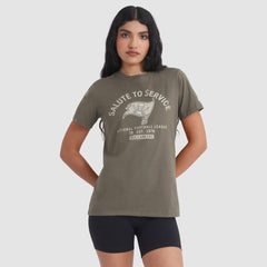 Tampa Bay Buccaneers Women's 2025 Salute to Service Sideline T-Shirt - Olive T-shirts