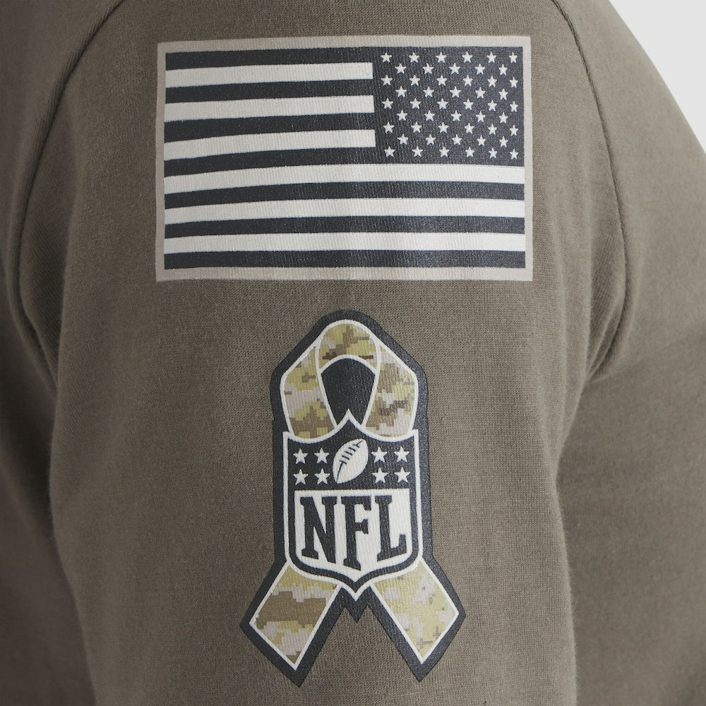 Baltimore Ravens Women's 2025 Salute to Service Sideline T-Shirt - Olive T-shirts