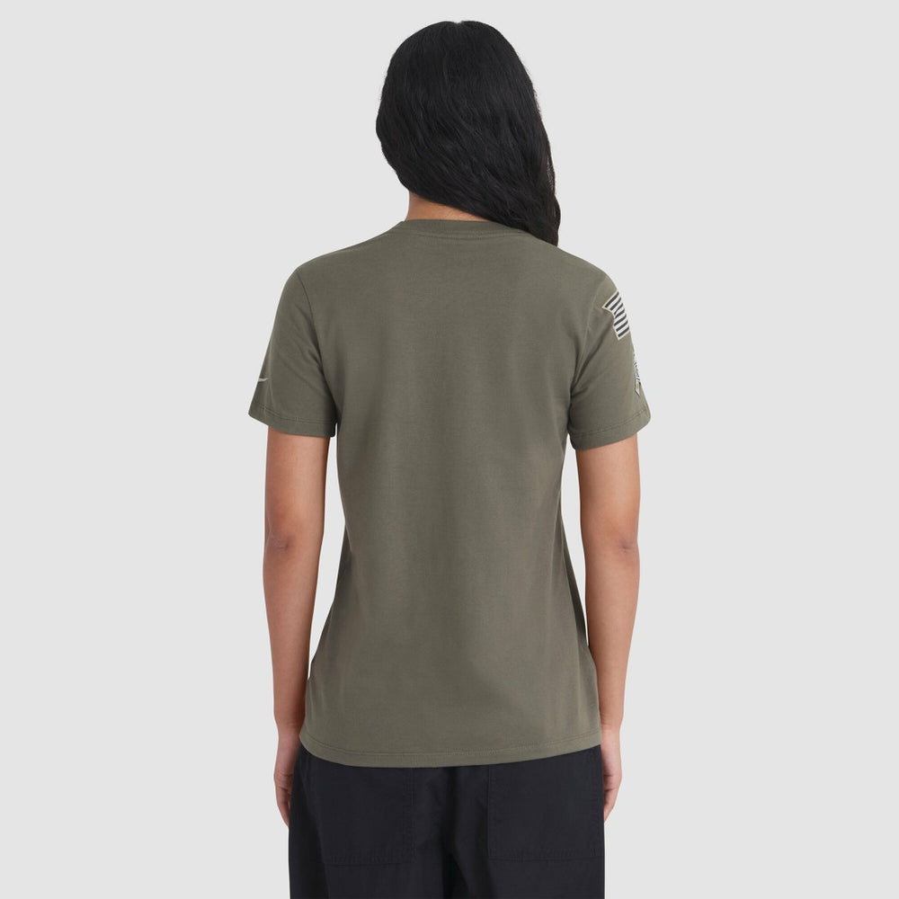 Green Bay Packers Women's 2025 Salute to Service Sideline T-Shirt - Olive T-shirts
